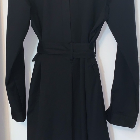 JACOB TRENCH COAT, black, FROM 2002, EUC - Picture 6 of 8